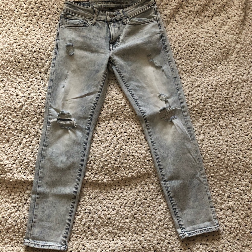 American Eagle 28x28 Acid Wash Skinny Jeans